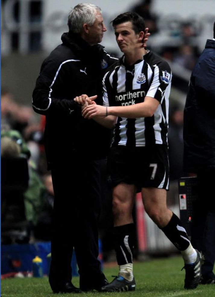 Barton átti frábæran leik á laugardaginn.