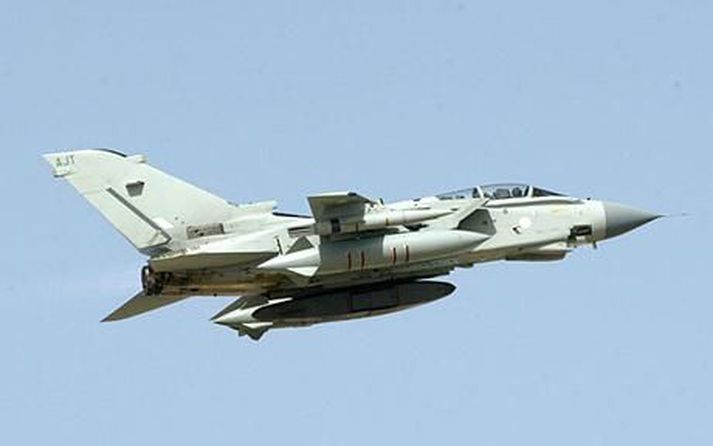 Orrustuþota af gerðinni Tornado.