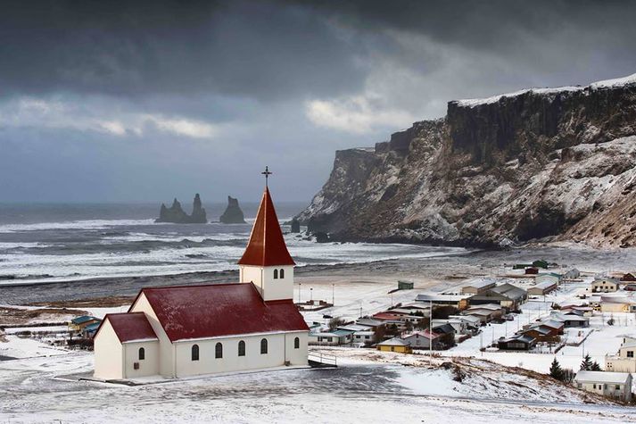 Maðurinn var handtekinn í Vík í Mýrdal í gær.