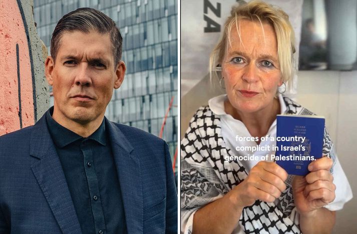 Bjarni segir fræðimenn takast á um það hvort handtakan sé lögmæt eða ekki. Ísraelar segist vera að verja hafnbann en það séu takmörk fyrir því hversu langt út á hafi þeir geti varið það. 