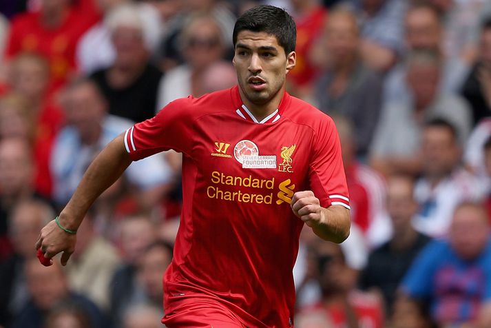 Luis Suarez í leik með Liverpool