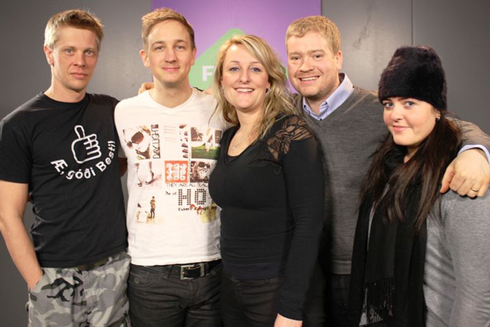 Sigvaldi Kaldalóns, Heiðar Austmann, Ragnheiður Mjöll Baldursdóttir, Kristján Ingi Gunnarsson og Kristín Ruth Jónsdóttir.