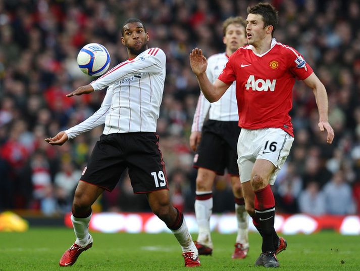 Ryan Babel í leiknum á móti Manchester United.