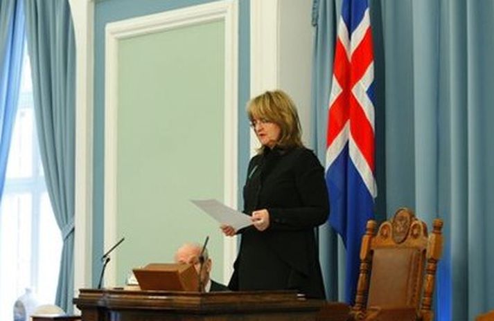 Ásta Ragnheiður fær frumvarpið eftir viku. Mynd/ Vilhelm.