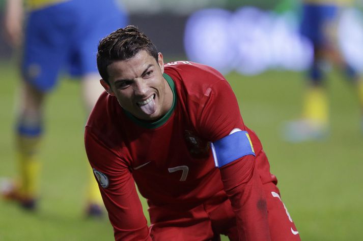 Cristiano Ronaldo skoraði mikilvægt sigurmark.