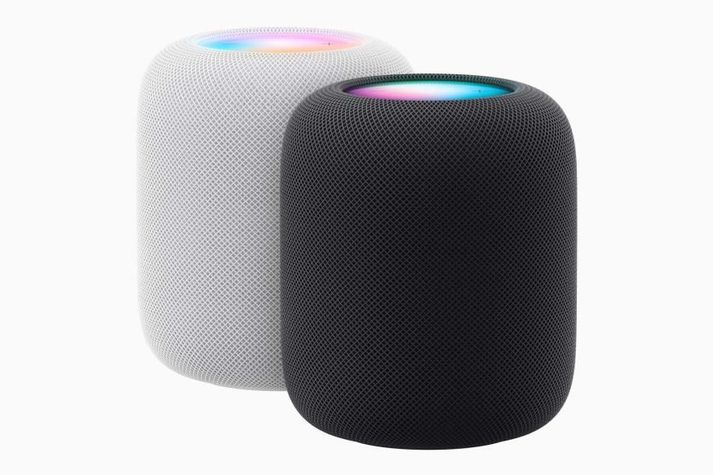 Apple HomePod-hátalararnir koma í verslanir í byrjun febrúar. 