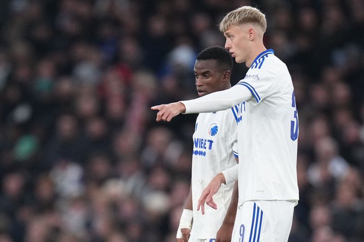 Viktor Bjarki Daðason átti frábæra innkomu í lið FC Kaupmannahöfn í kvöld.