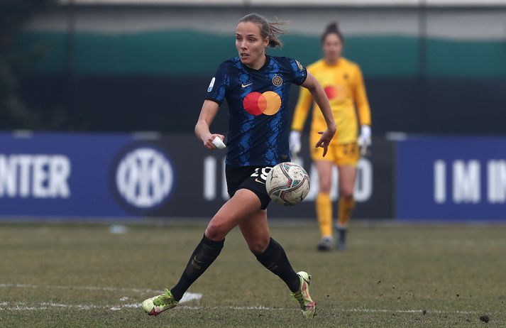 Anna BJörk Kristjánsdóttir mun leika áfram fyrir Inter Milan. 