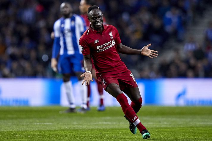 Sadio Mané skoraði mark Liverpool í dag