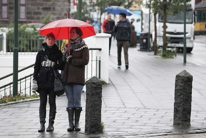 Fleiri ferðamenn sækja Reykjavík heim fram eftir hausti en aðra hluta landsins. 