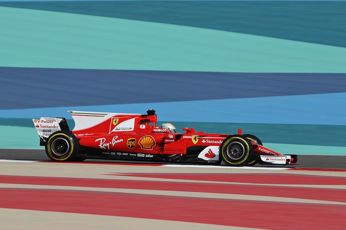 Sebastian Vettel var fljótastur á báðum æfingum.