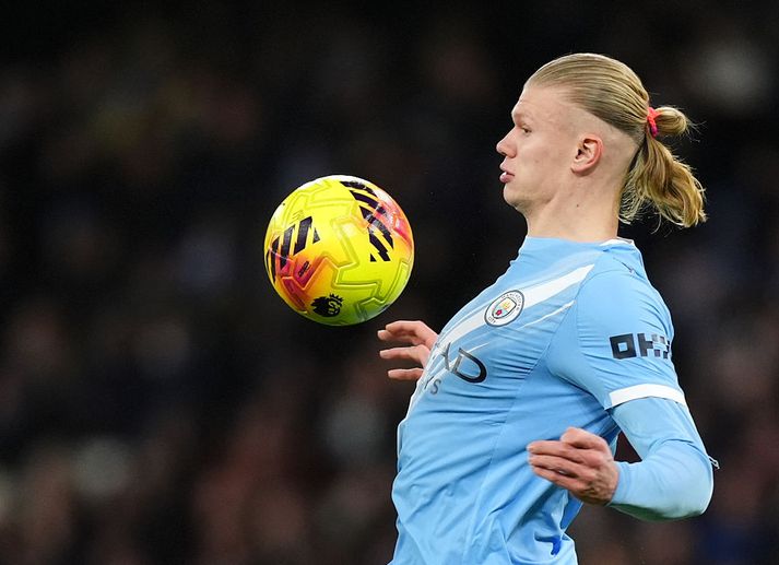 Eitt mark frá Erling Haaland dugði skammt í kvöld.