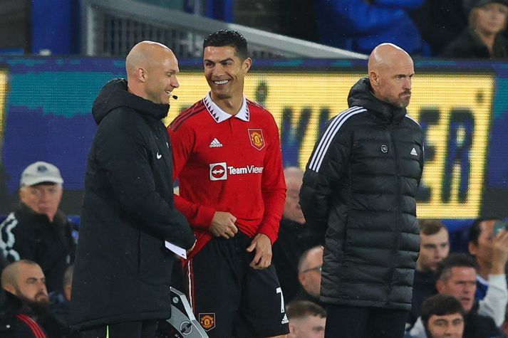 Ten Hag og Ronaldo er ekki til vina.