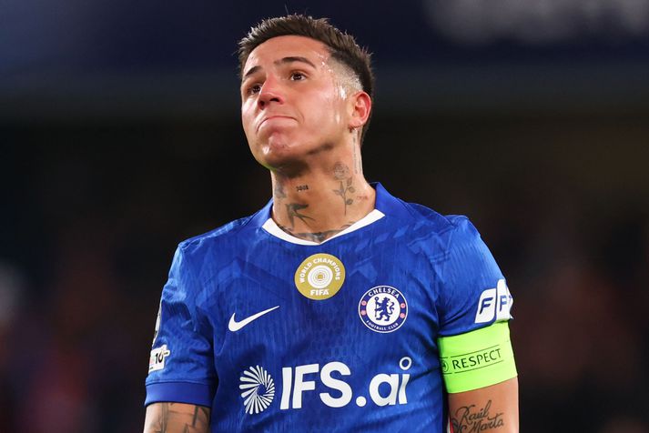 Enzo Fernandez er varafyrirliði Chelsea og hefur verið talsvert með bandið í forföllum Reece James.