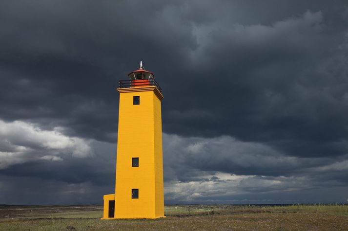 Selvogsviti á sunnanverðu Reykjanesi, þar sem líkið fannst.