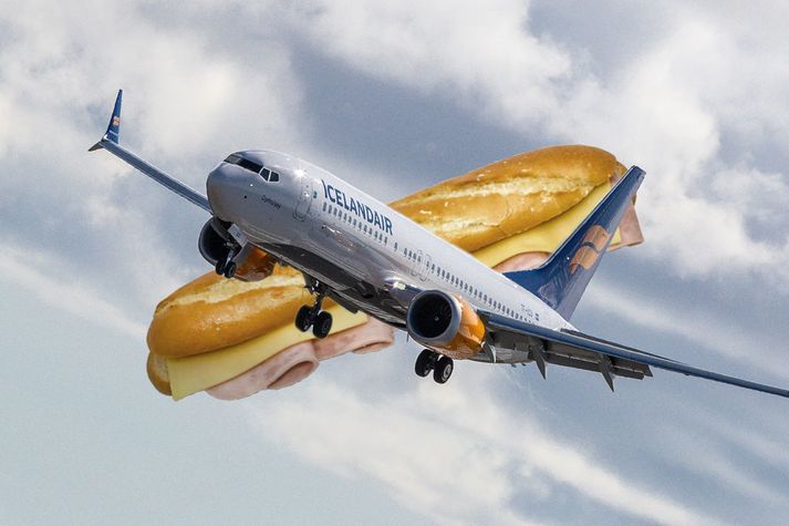 Ferðafólk getur nú gætt sér aftur á dýrindis skinku og osta baguette um borð í flugvélum Icelandair.