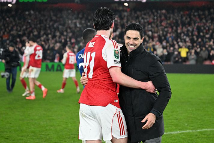 Mikel Arteta er á mjög góðri leið með því að gera Arsenal að Englandsmeisturum í fyrsta sinn í 22 ár.