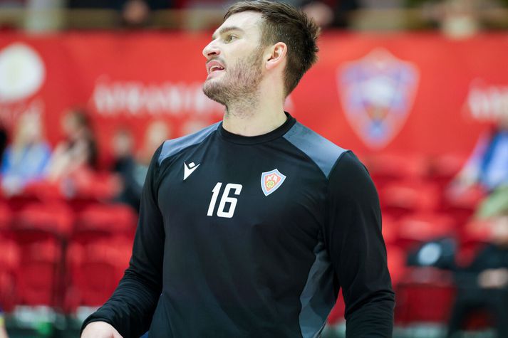 Ágúst Elí Björgvinsson var magnaður í báðum leikjunum.