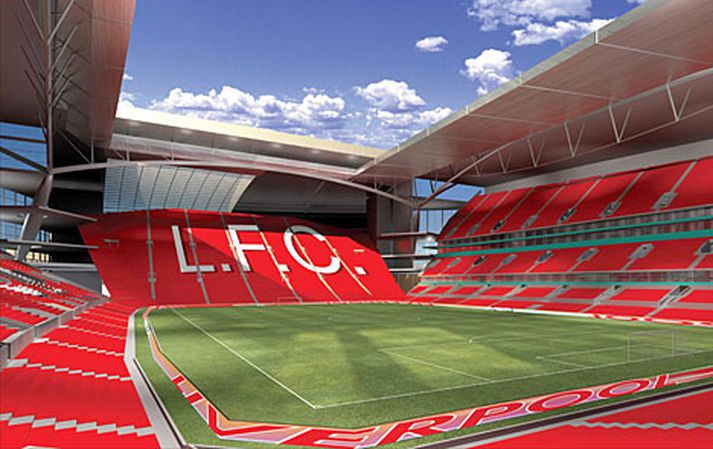 Nýi heimavöllur Liverpool verður hreint stórglæsilegur.