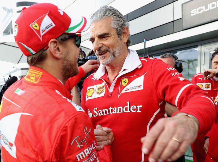 Arrivabene og Vettel