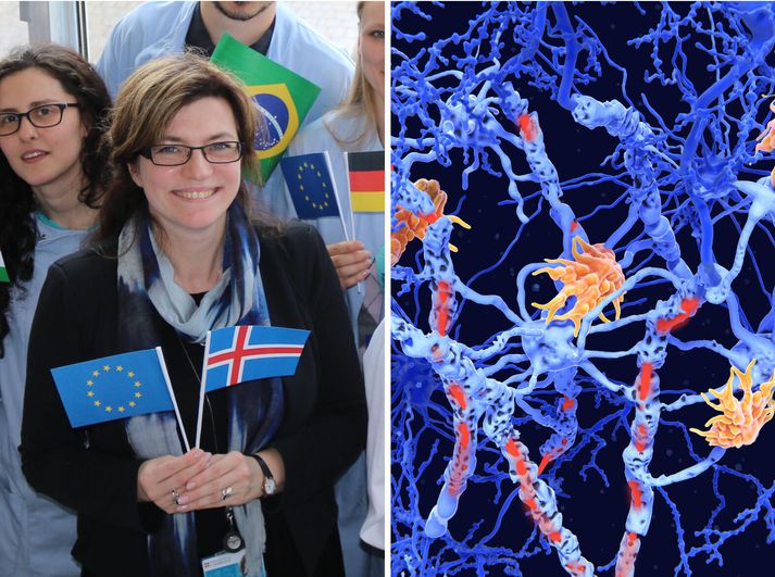 Ragnhildur Þóra Káradóttir fór fyrir teyminu.