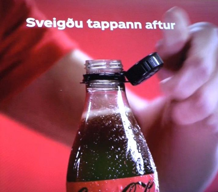 Nýju tapparnir hafa fengið mjög góðar viðtökur hjá viðskiptavinum Coca Cola á Íslandi.