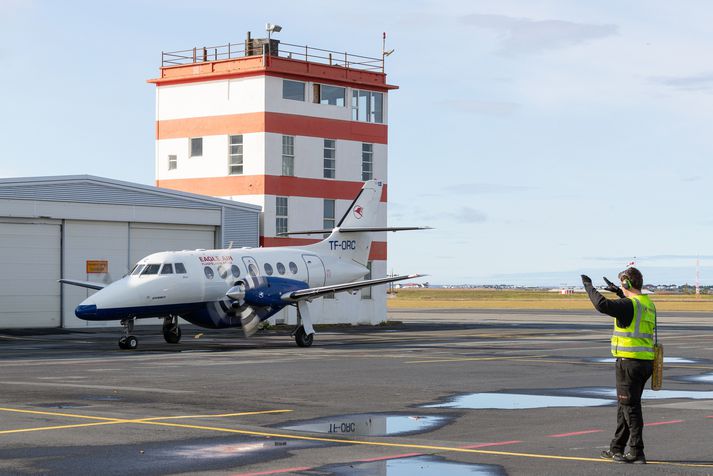 Smit hefur greinst hjá flugfélaginu Ernir og er þorri starfsfólks flugfélagsins nú í sóttkví.