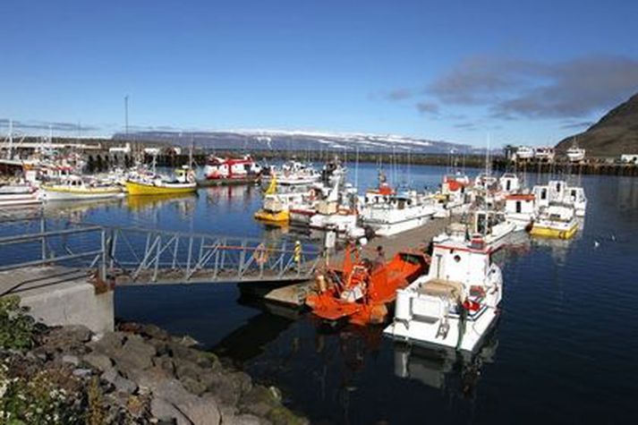 Blíða sem þessi hefur verið fágæt að undanförnu, bræla hefur hamlað strandveiðum.