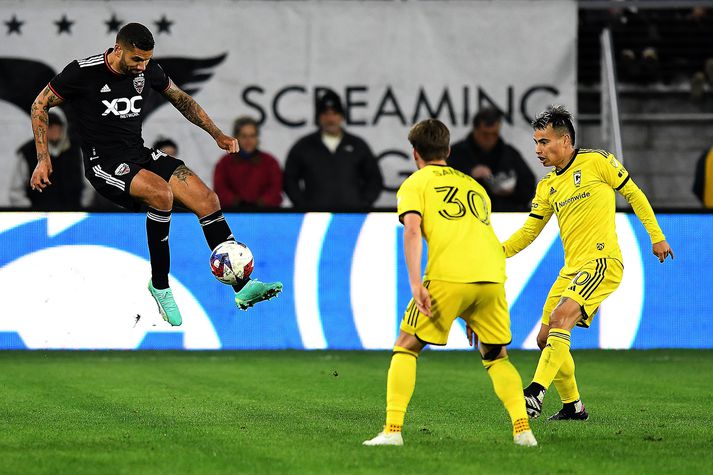 Guðlaugur Victor Pálsson og félagar hans í DC United unnu góðan sigur í nótt.