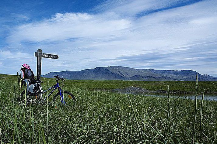 Hin árlega hjólaferð um Viðey er opin öllum, byrjendum sem vönum hjólaköppum.