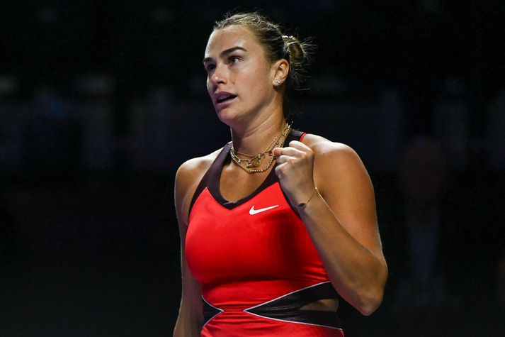 Aryna Sabalenka hefur verið efst á heimslista kvenna í meira en ár.