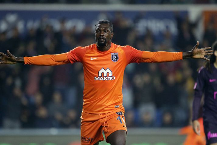 Emmanuel Adebayor spilar með Basaksehir í Tyrklandi.