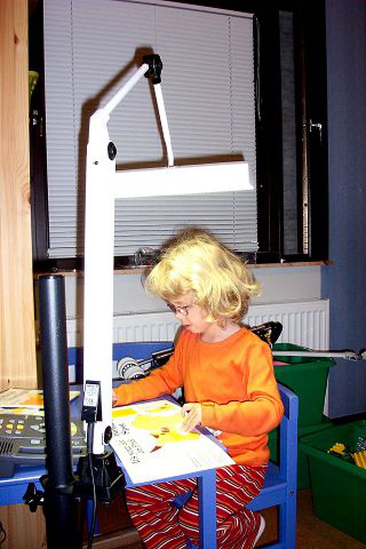 Helga Bjarkadóttir, sjónskert stúlka
