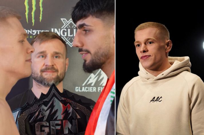 Hákon Örn Arnórsson mætir Ali Albazi í aðalbardaga Glacier Fight Night í kvöld.