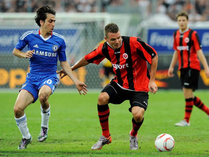 Yossi Benayoun í leik með Chelsea á móti Frankfurt.