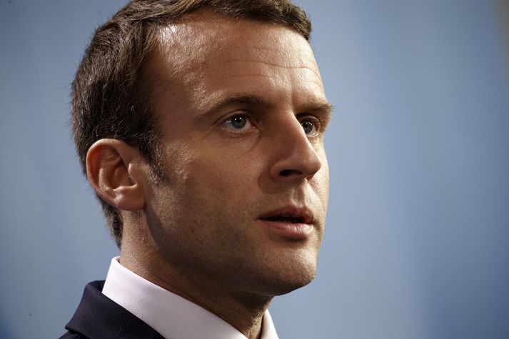 Emmanuel Macron Frakklandsforseti.