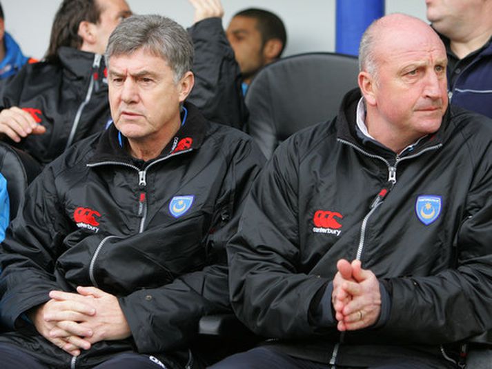 Brian Kidd (til vinstri) og Paul Hart.