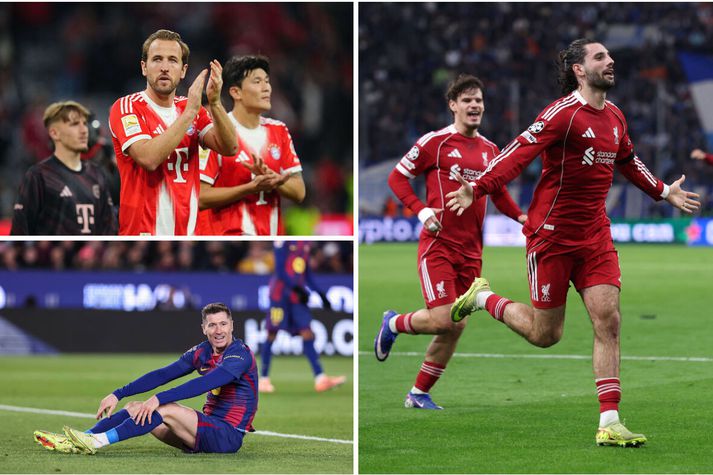 Mörkin úr leikjunum í Meistaradeildinni í gærkvöldi má sjá hér fyrir neðan. 