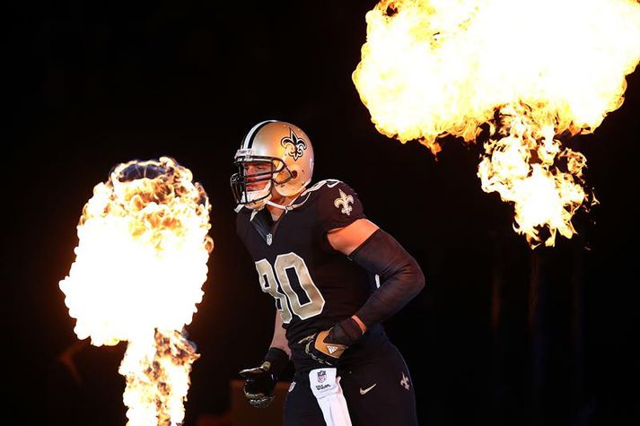 Jimmy Graham mun spila með Seattle næstu árin.