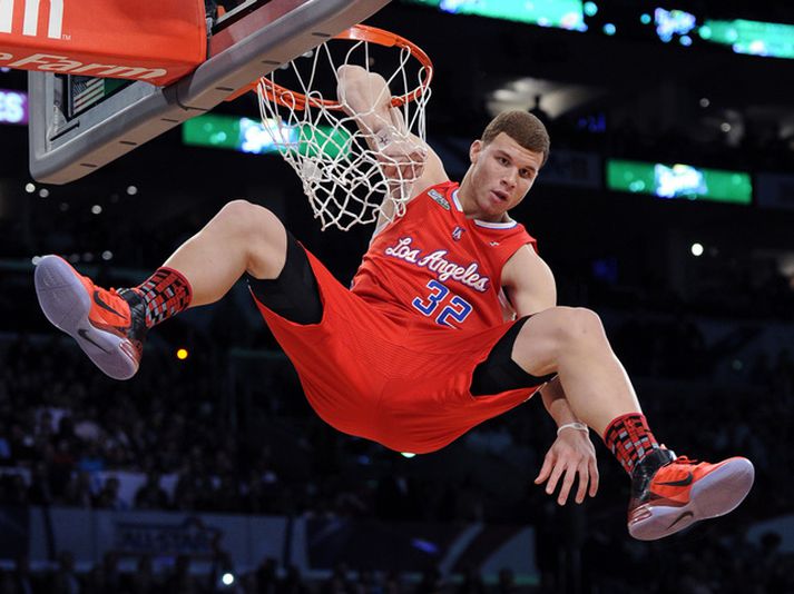 Blake Griffin sigraði í troðslukeppni NBA deildarinnar.