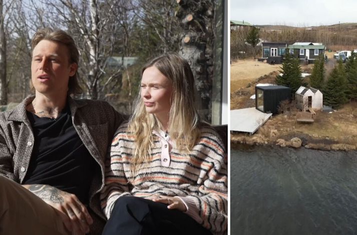 Heiðar og Annie hafa komið sér einstaklega vel fyrir fyrir utan borgina. 