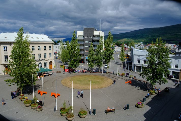 Maðurinn braut af sér á Akureyri.