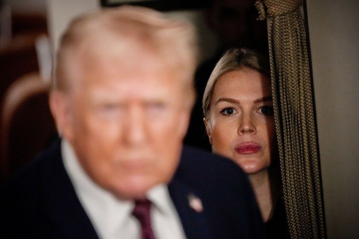 Karoline Leavitt hefur verið einhver dyggasti stuðningsmaður og náinn ráðgjafi Trumps.