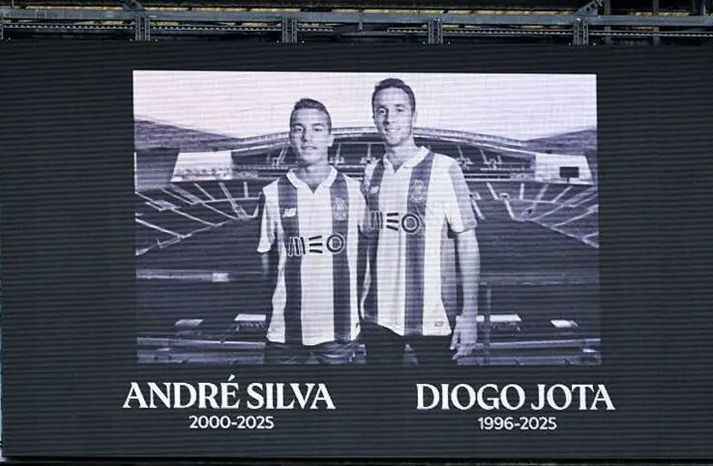 Real Madrid varð á í messunni er félagið minntist Diogos Jota og bróður hans sem létust í bílslysi í sumar.