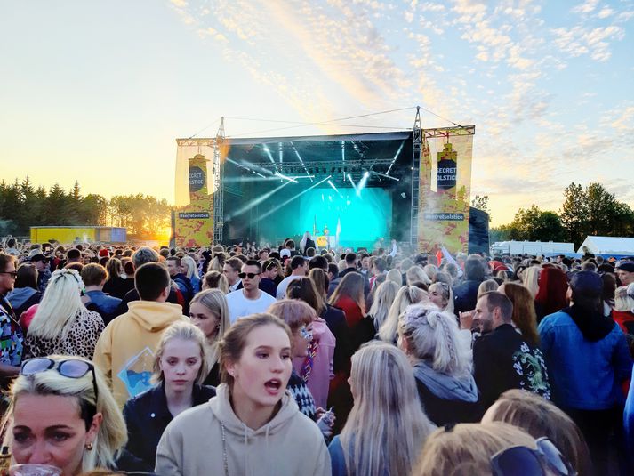 Secret Solstice fór síðast fram í Laugardalnum árið 2019. 