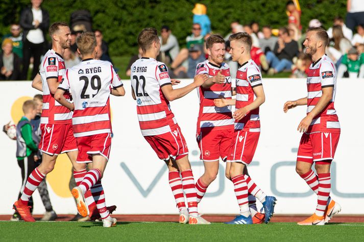 HK bjargaði stigi á Hlíðarenda eftir að hafa lent 2-0 undir.