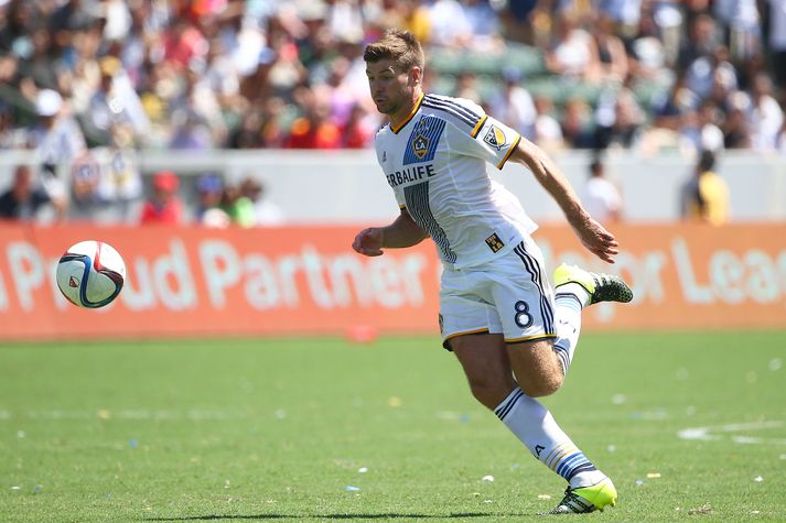 Gerrard í leik með LA Galaxy.