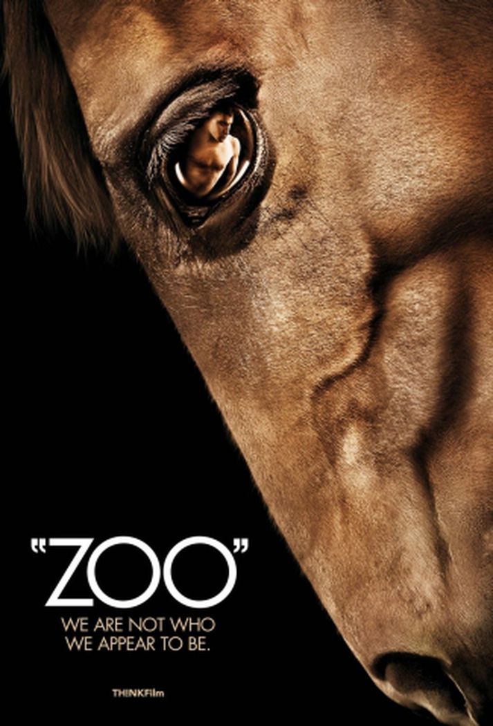 Kynningarspjald fyrir heimildarmyndina ZOO