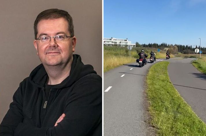Erlendur S. Þorsteinsson segir alveg ljóst að hættu hafi stafað af mótorhjólamönnunum.