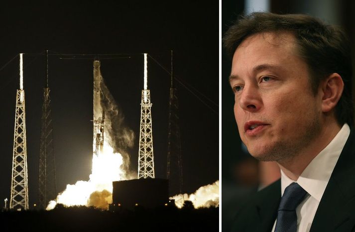 Elon Musk stofnaði SpaceX.
